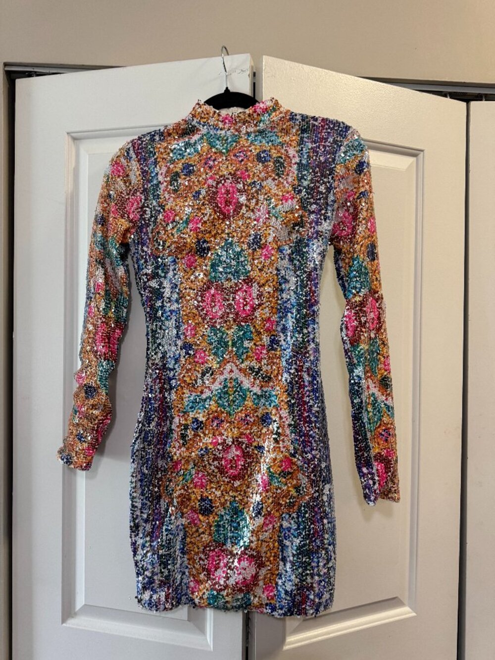 Multi-Color Sequin Dress